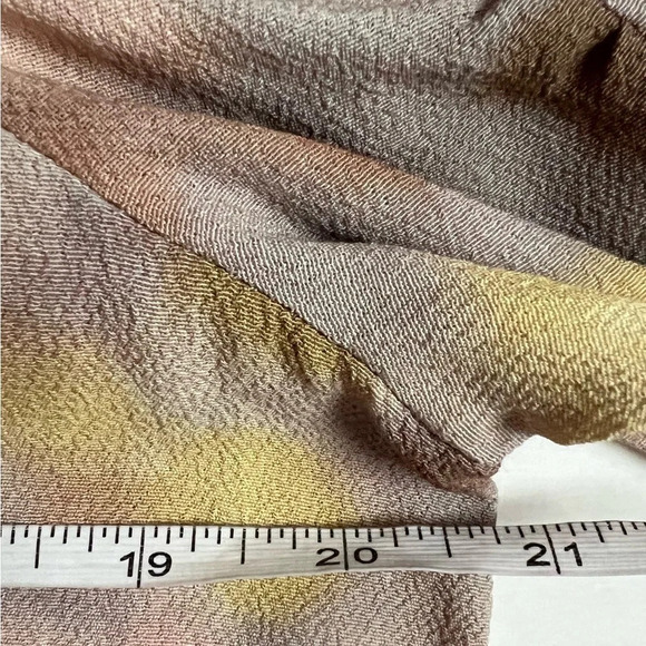 Cos Multicolor Ruffle shoulders top blouse size US 8 - Picture 9 of 10